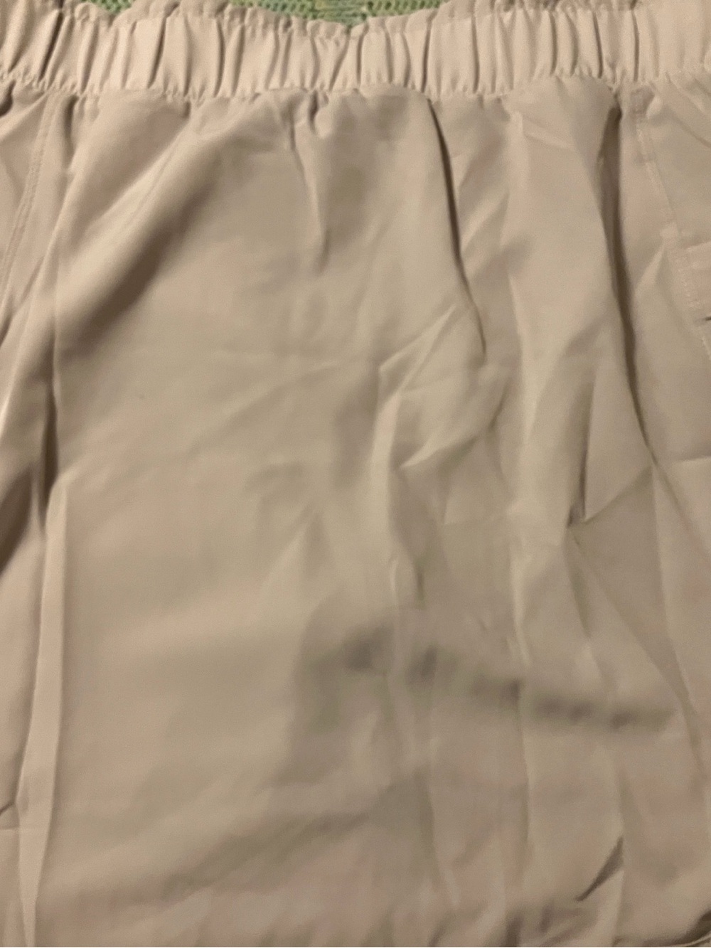 RBX Beige Elastic Waist Active Skirt